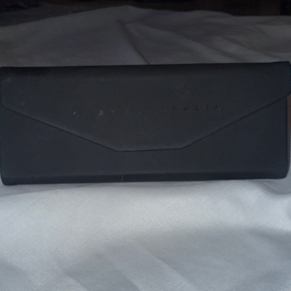 Quay Australia Black Hard Sunglasses Case with Subtle Logo